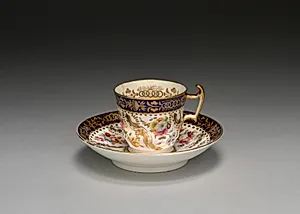 Cup and Saucer by Spode Factory (British)