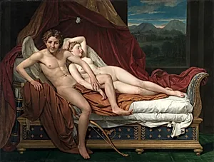 Cupid and Psyche by Jacques-Louis David (French, 1748–1825)