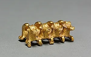 Curly-Tailed Animal Pendant by Unknown Artist