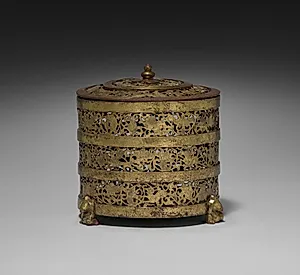 Cylindrical Container with Cover (Lian) by Unknown Artist