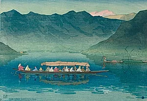 Dal Lake, Kashmir by Charles William Bartlett (British, 1860–1940)