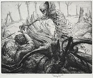 Dance of Death: Death Forbids by Percy John Delf Smith (British, 1882–1948)