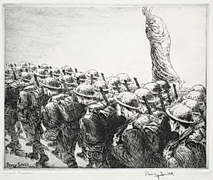 Dance of Death: Death Marches by Percy John Delf Smith (British, 1882–1948)