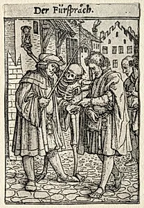 Dance of Death:  The Advocate by Hans Holbein the Younger (German, active England and Switzerland, 1497/98–1543)