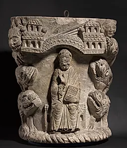 Daniel in the Lion's Den by Unknown Artist