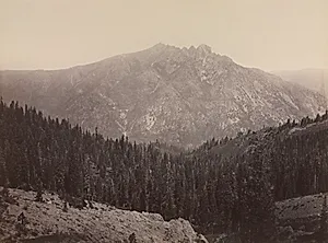 Davoncastle Butte, Sierra Nevada by Carleton E. Watkins (American, 1829–1916)