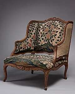Daybed Armchair (Duchesse brisée) by Unknown Artist