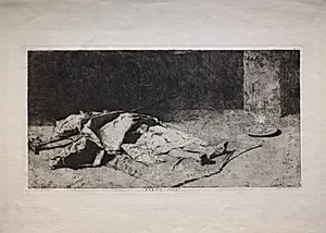 Dead Kabyle by Mariano Fortuny (Spanish, 1838–1874)