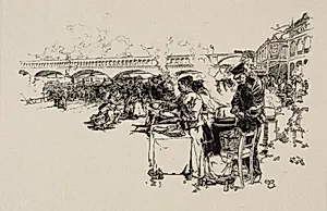 Debarcadère des bateaux-omnibus by Auguste Louis Lepère (French, 1849–1918)