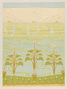 Decoration in Enameled Tiles for Bathroom by Félix Albert Anthyme Aubert (French, 1866–1940)