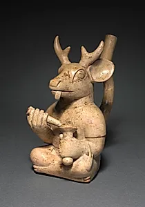 Deer-Headed Figure Vessel by Unknown Artist