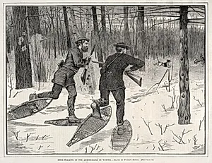 Deer Stalking in the Adirondacks in Winter by Winslow Homer (American, 1836–1910)