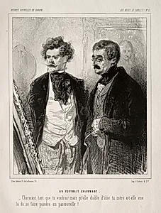 Des Mères de Famille! by Paul Gavarni (French, 1804–1866)