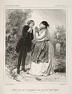 Des Mères de Famille! by Paul Gavarni (French, 1804–1866)