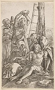 Descent from the Cross by Albrecht Dürer (German, 1471–1528)