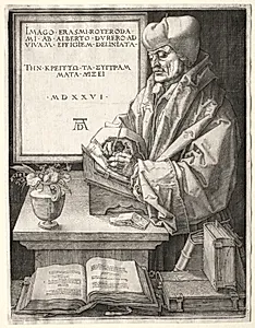 Desiderius Erasmus of Rotterdam by Albrecht Dürer (German, 1471–1528)