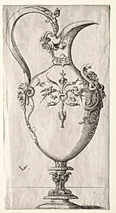 Design for a Ewer by Virgilius Solis (German, 1514–1562)