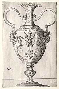 Design for a Vase by Virgilius Solis (German, 1514–1562)