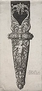 Design for Dagger Sheath by Wenceslaus Hollar (Bohemian, 1607–1677)