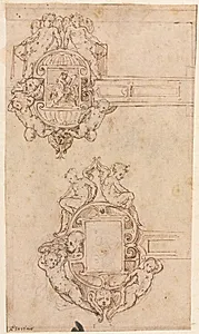 Design for Decorative Hinges (recto)