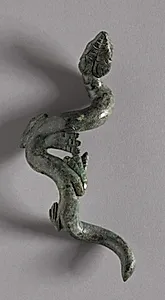 Detached Creature from the Cleveland Apollo: Apollo Sauroktonos (Lizard-Slayer) or Apollo the Python-Slayer