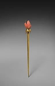Detatchable Finial (Pick?) in Form of a Dragon's Head by Unknown Artist