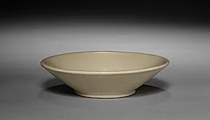 Ding Ware Bowl of the Xing Type with Bi-Disc Foot by Unknown Artist