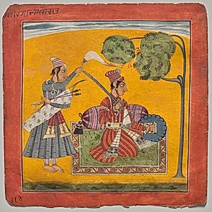 Dipak Raga, One of the Thirty-Six Melodies (Ragamala): Personifying Love by Unknown Artist