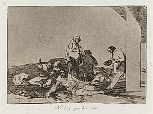 Disasters of War: Pl. 58, It is no use shouting  by Francisco de Goya (Spanish, 1746–1828)