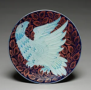 Dish by William Frend De Morgan (British, 1839–1917)