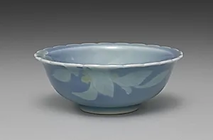Dish from Dishes with Flowers by Seifū Yohei IV (Japanese, 1872–1951)