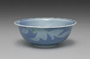 Dish from Dishes with Flowers by Seifū Yohei IV (Japanese, 1872–1951)