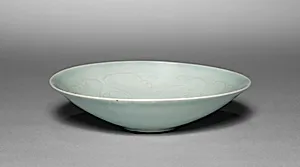 Dish with Carved Floral Design by Unknown Artist