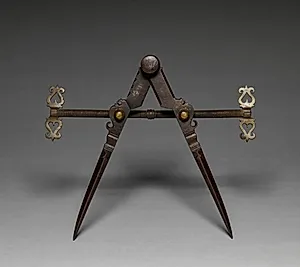Dividers with Regulator by Unknown Artist