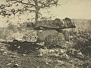 Dolmen, Cap del Puetch, Ariège, France by Arthur A. Taylor (French, active 1850–d. 1873)