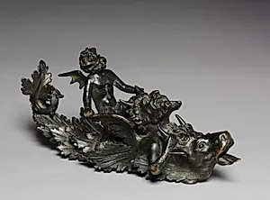 Doorknocker with a Satyr Pulling an Ox's Horns