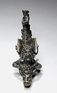 Doorknocker with Two Satyrs Riding an Ox by Unknown Artist