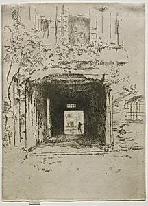 Doorway and Vine by James McNeill Whistler (American, 1834–1903)