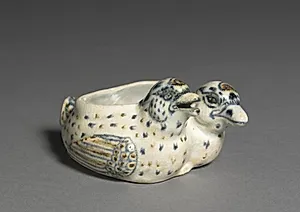 Double Ducks Jar by Unknown Artist