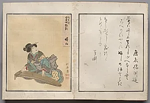 Double-Leaf from Album of Actor Portraits by Shōrakusai (Japanese)