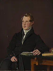 Dr. Johann Henning Kjetil Hjardemaal by Christen Købke (Danish, 1810–1848)