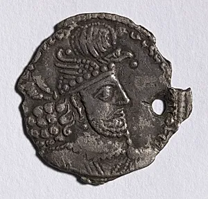 Drachm: Bust of Hormizd II Wearing Crown (obverse) by Unknown Artist