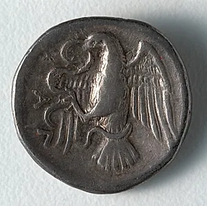 Drachm: Flying Eagle with Serpent (reverse) by Unknown Artist