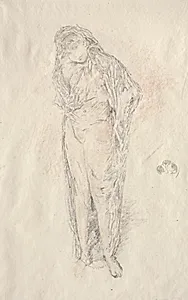 Draped Figure Standing by James McNeill Whistler (American, 1834–1903)