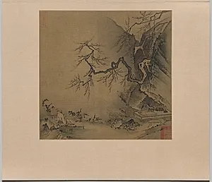 Drinking in the Moonlight by Ma Yuan (Chinese, c. 1150–after 1255)