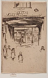 Drury Lane by James McNeill Whistler (American, 1834–1903)