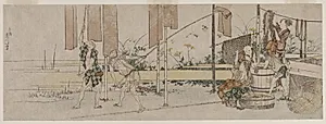 Dyers at Work by Katsushika Hokusai (Japanese, 1760–1849)