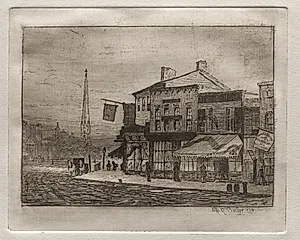 Eagle Street and Woodland Avenue by Otto H. Bacher (American, 1856–1909)