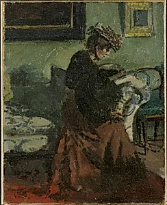 Easter Monday-Hélène Daurmont by Walter Sickert (British, 1860–1942)