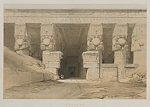 Egypt and Nubia, Volume I: Dendera by Louis Haghe (British, 1806–1885)